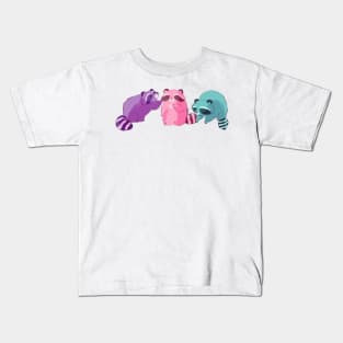 Three Raccoons Kids T-Shirt